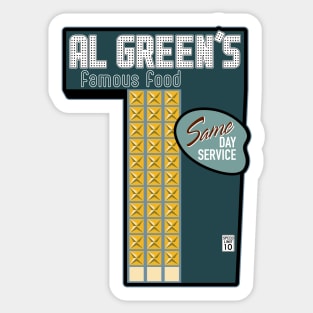 Al Green's Famous Food Sticker